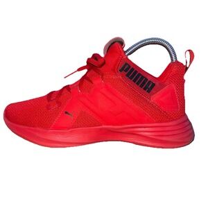 Puma‎ Fiery Red Running Shoes Boys Sneakers Size 3